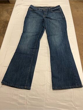 Faded Glory Dark Blue Curvy Boot Jeans